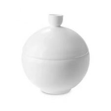 Сахарница 230 мл 10х11 см Decor de table Плиссе, фарфор костяной