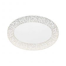 Блюдо овальное 34 см TAC золото, Rosenthal, фарфор, Германия