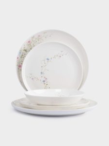 Сервиз обеденный на 6 персон, 18 пр, фарфор, Цветы, Gentle garden, Anna Lafarg