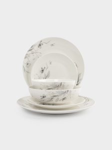 Сервиз обеденный на 6 персон, 19 предм., фарфор, Полевые цветы, Flower melody, Anna Lafarg