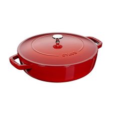 Сотейник Чистера с чугунной крышкой, 28 см, 3,7 л вишневый Staub, Франция