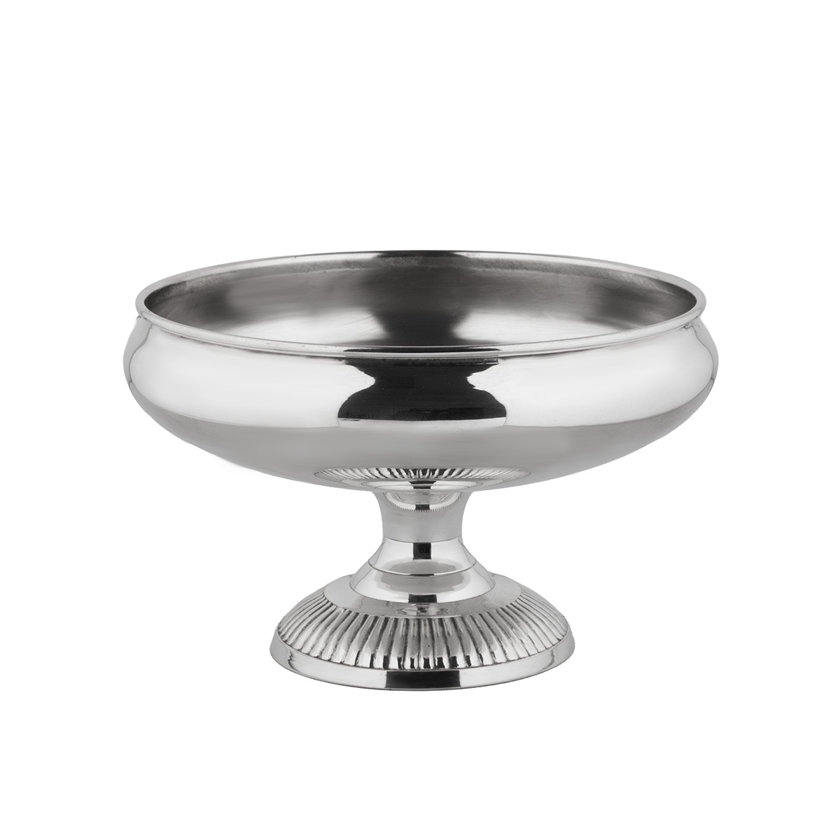 Ваза для конфет на ножке 20 см Royal Family серебряная, Италия Ваза для конфет на ножке 20 см Royal Family серебряная, Италия