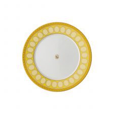 Тарелка закусочная 23 см Rosenthal Swarovski Сигнум, желтый, Германия