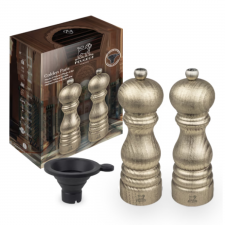 Набор мельниц для соли и перца GOLDEN 18 см, дерево, золотистый, PEUGEOT, Франция