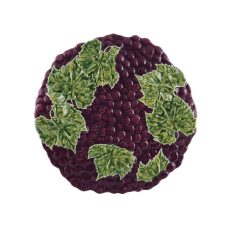 Блюдо для сыра Виноград 36 см, фиолетовый, Bordallo Pinheiro, керамика, Португалия