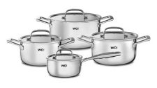 Набор кастрюль 4 предмета WO HOME Verona, нержавеющая сталь