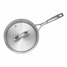 Сковорода со стеклянной крышкой 26х6 см WO HOME Verona, нержавеющая сталь