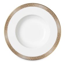 Тарелка суповая 23 см Narumi Золотая пыль, фарфор костяной