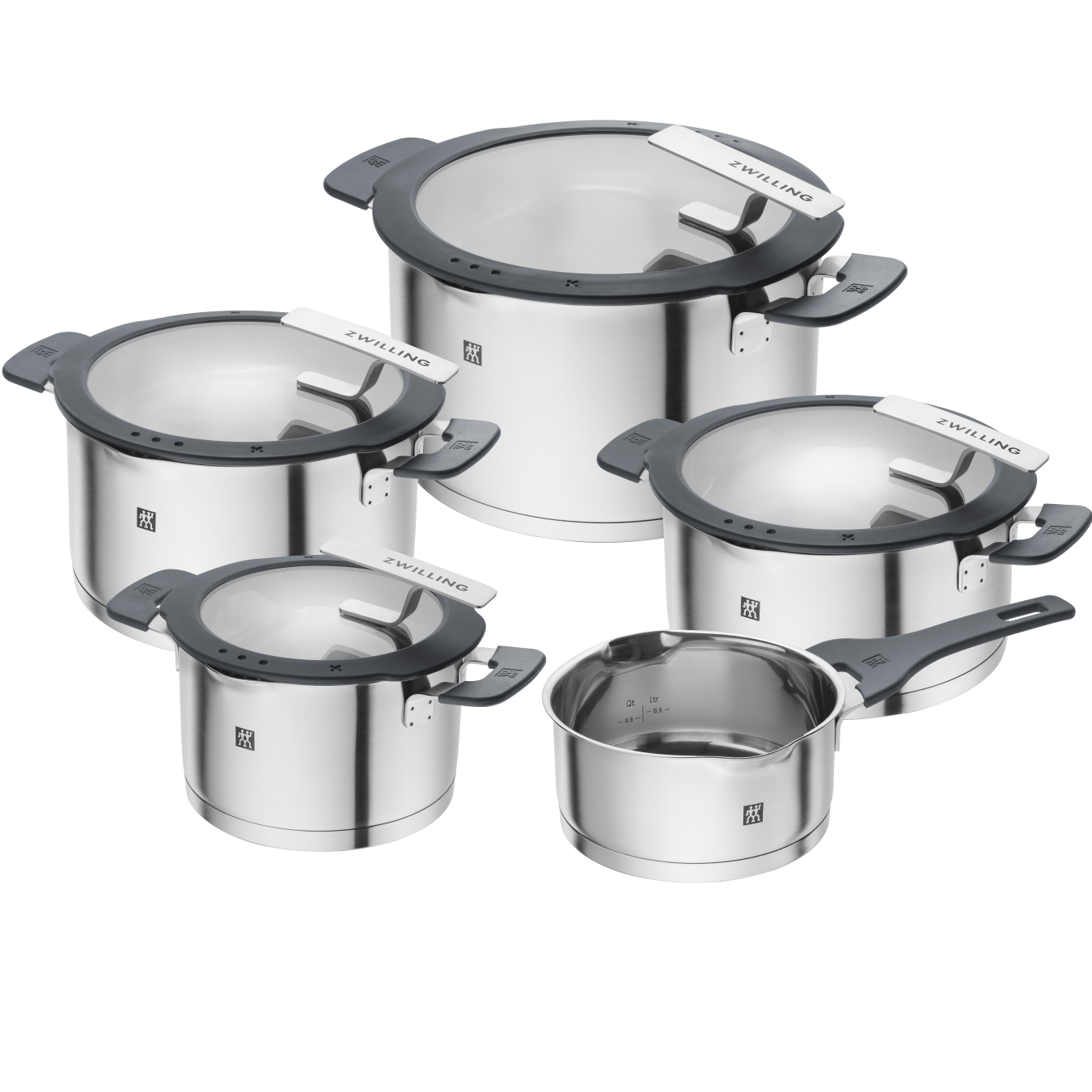 Набор кастрюль 5 пр. ZWILLING Simplify, Германия. Индукция Набор кастрюль 5 пр. ZWILLING Simplify, Германия. Индукция