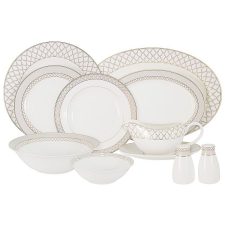 Сервиз обеденный Винздор (золото) Anna Lafarg Emily 27 предмет 6 персон, фарфор