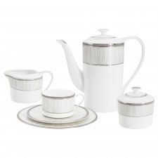 Сервиз чайный Баккара Anna Lafarg Emily 21 предмет 6 персон, фарфор