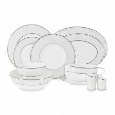 Сервиз обеденный Жемчуг Anna Lafarg Emily 27 предмет 6 персон, фарфор