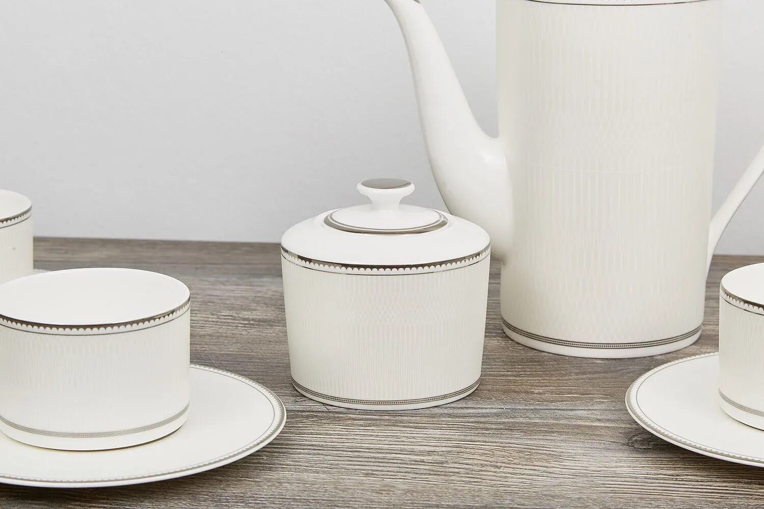 Сервиз чайный Жемчуг Anna Lafarg Emily 14 предмет 6 персон, фарфор Сервиз чайный Жемчуг Anna Lafarg Emily 14 предмет 6 персон, фарфор