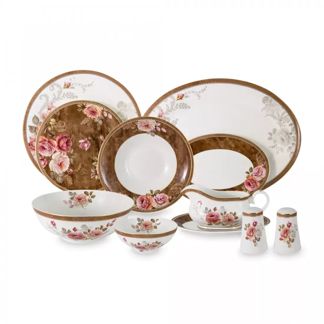 Сервиз обеденный Английская роза 6 персон 27 предметов Anna Lafarg Emily Сервиз обеденный Английская роза 6 персон 27 предметов Anna Lafarg Emily