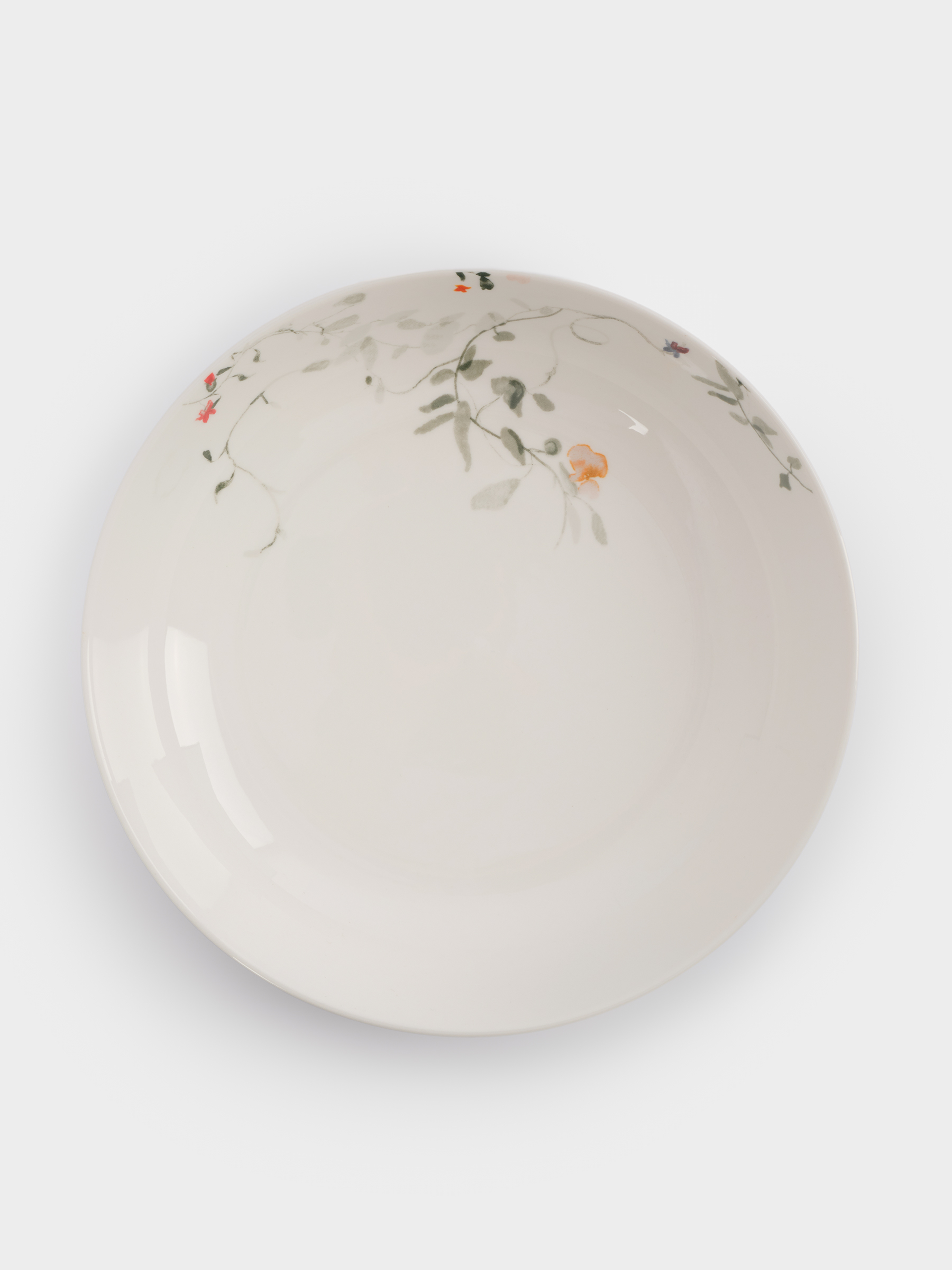 Тарелка суповая 20х6 см, 780 мл, фарфор, Цветы и Листья, Primrose, Anna Lafarg Тарелка суповая 20х6 см, 780 мл, фарфор, Цветы и Листья, Primrose, Anna Lafarg