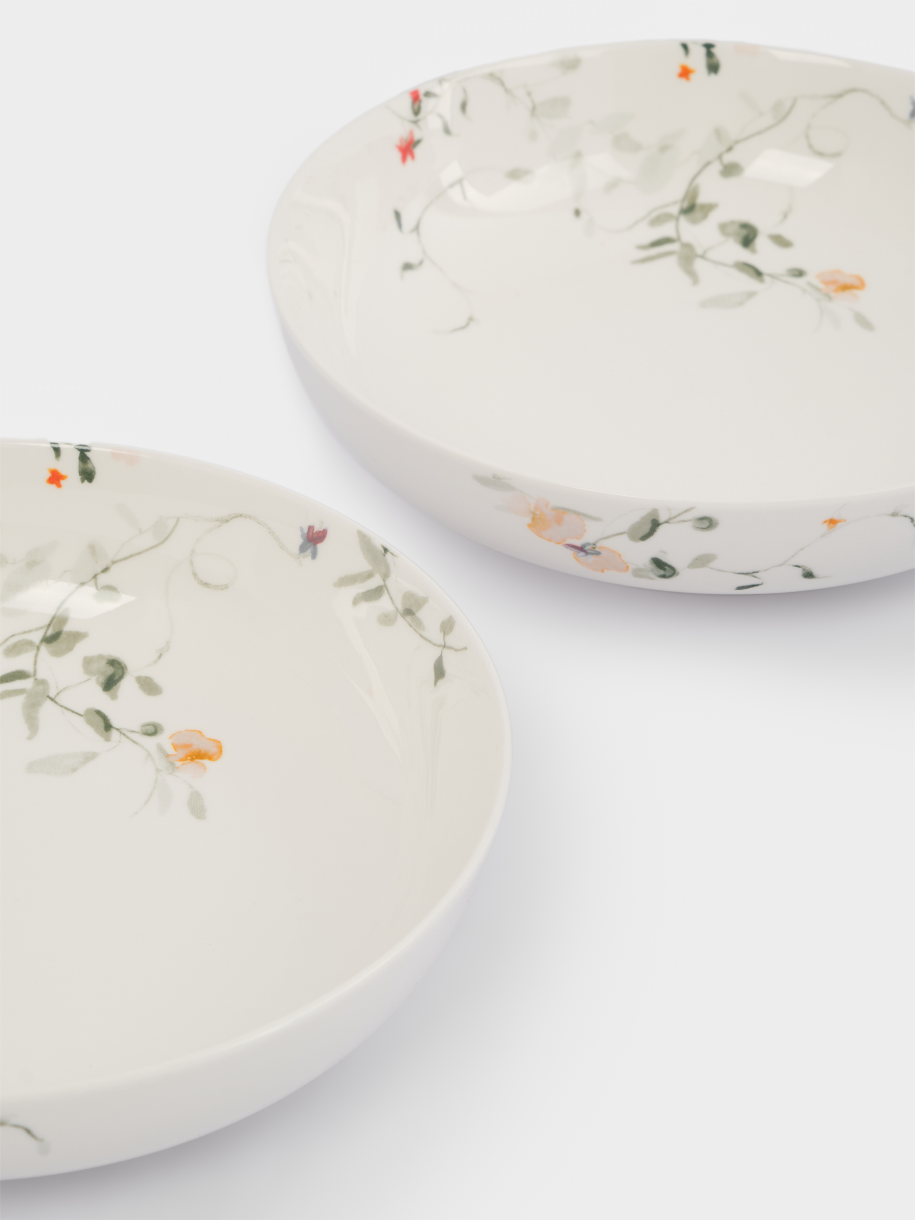 Тарелка суповая 20х6 см, 780 мл, фарфор, Цветы и Листья, Primrose, Anna Lafarg Тарелка суповая 20х6 см, 780 мл, фарфор, Цветы и Листья, Primrose, Anna Lafarg