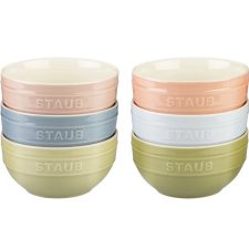 Набор мисок 14 см 0,7 л Ceramics, разноцветный, Staub, Франция