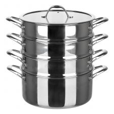 Пароварка четырехъярусная 28 см 7,8л Avelino, Selena, Италия. Индукция