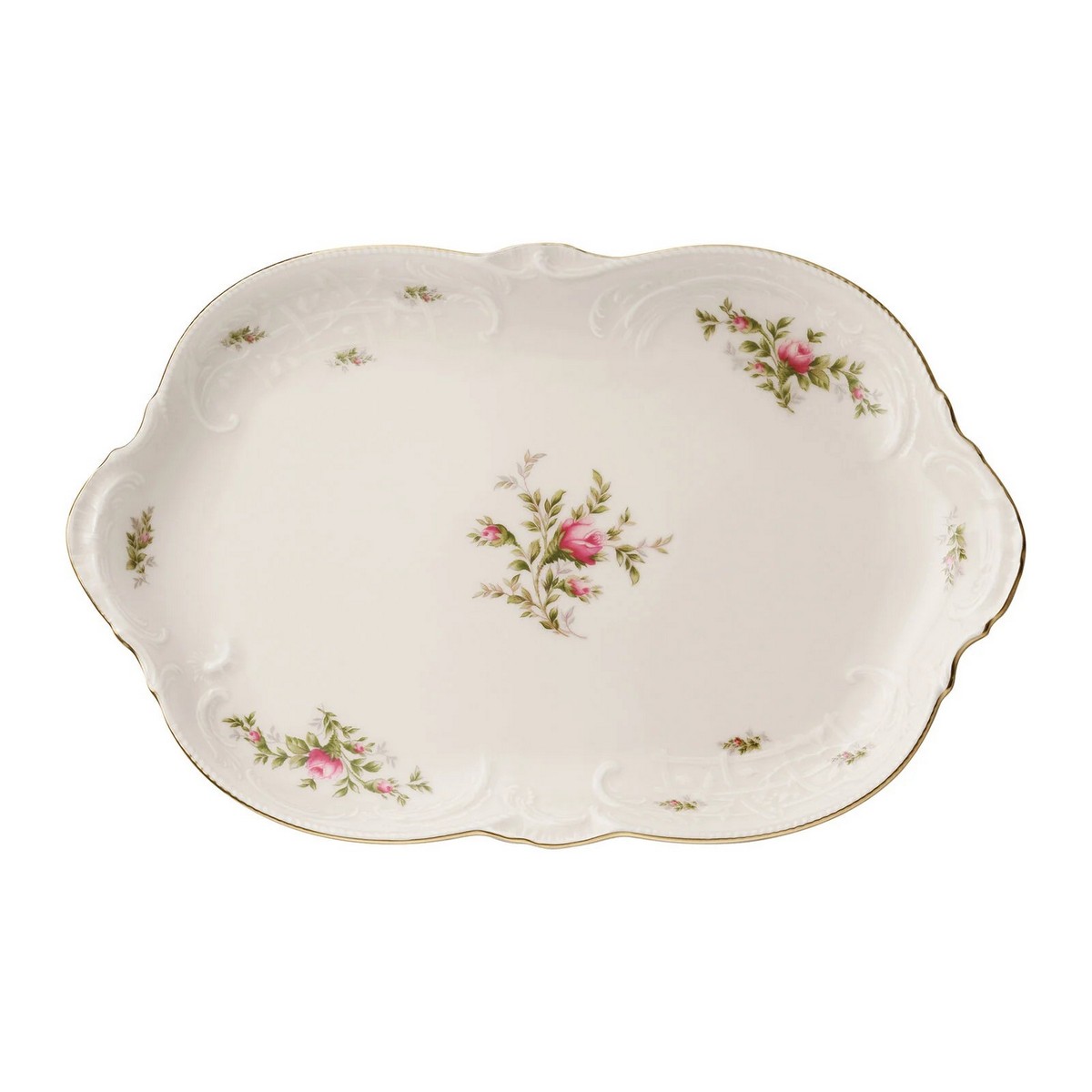 Блюдо овальное 33 см Рамона (Ramona), фарфор, Rosenthal, Германия Блюдо овальное 33 см Рамона (Ramona), фарфор, Rosenthal, Германия