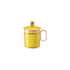 Кружка 390 мл Сигнум Rosenthal Swarovski, желтый, фарфор, Германия