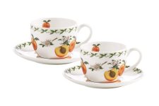 Набор для кофе на 2 персоны Абрикос, серия Фруктовый сад, фарфор, Maxwell Williams