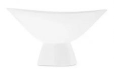 Чаша на ножке 230 мл Decor de table Плиссе, фарфор костяной
