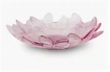 Чаша декоративная Decor de Table Pate de Verre Cristal Бабочки 20 см, хрустальное тесто