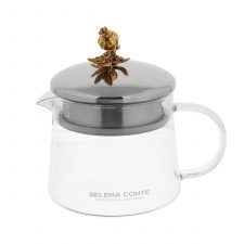 Чайник заварочный 800 мл Grazia, золотой, Selena, Италия
