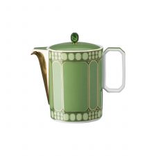 Кофейник 1,2л Сигнум Rosenthal Swarovski, зеленый, фарфор, Германия