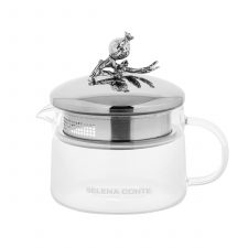 Чайник заварочный 500 мл Grazia, серебрянный, Selena, Италия