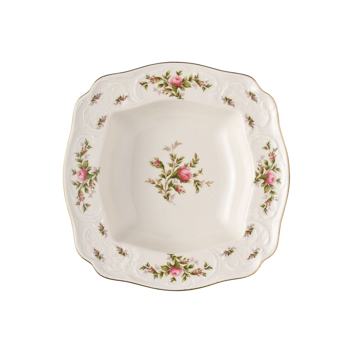 Салатник квадратный 26 см Рамона (Ramona), фарфор, Rosenthal, Германия Салатник квадратный 26 см Рамона (Ramona), фарфор, Rosenthal, Германия