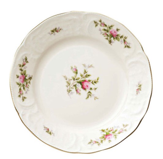 Тарелка обеденная 26 см Рамона (Ramona), фарфор, Rosenthal, Германия Тарелка обеденная 26 см Рамона (Ramona), фарфор, Rosenthal, Германия