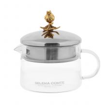 Чайник заварочный 500 мл Grazia, золотой, Selena, Италия