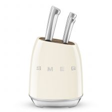 Комплект ножей Smeg, 7 предметов, кремовый, Италия