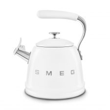 Чайник со свистком Smeg, 2,3 л, белый, Италия, Индукция
