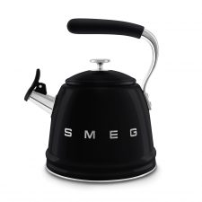 Чайник со свистком Smeg, 2,3 л, черный, Италия, Индукция