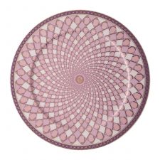 Блюдо круглое 33 см Rosenthal Swarovski Сигнум, розовый, Германия